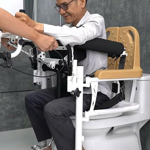Xe Nâng Hạ Bệnh Nhân Có Bô Vệ Sinh Lucass D900